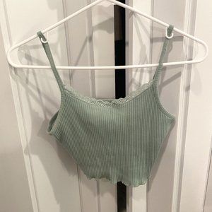 shein green camisole tank